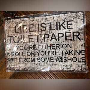 1pc, fun vintage metal deco: Tin Metal Signs 8x12inch patio deco, Room Deco Nove